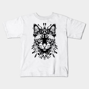 Cute Cat Illusion Design, Funny Cat Lover Gift Idea Kids T-Shirt